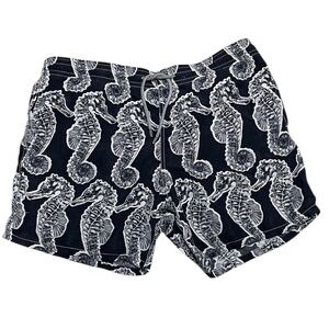 Men's Vilebrequin Size XL Sea Horse Printed Swim Shorts See Photos (flaw)
